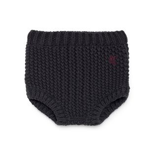Black Knitted Baby Culottes