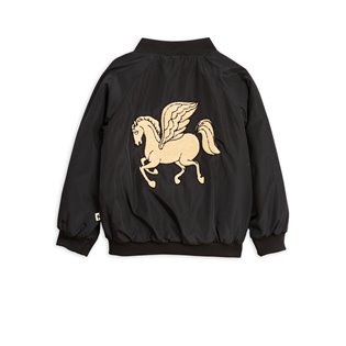 Pegasus Baseball Jacket - Black