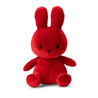 Miffy Sitting Velvet - Candy Red