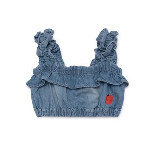 Ruffles Denim Top