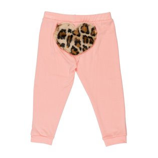 Bottom Heart Leggings - Light Pink