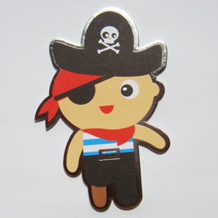 Pirate - Cute Cuts Card