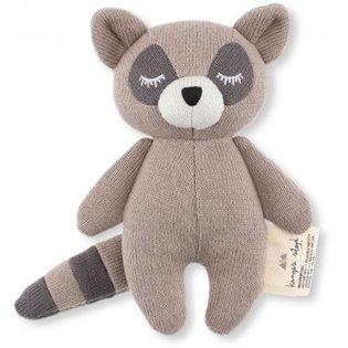 Mini Racoon Soft Toy - Brown