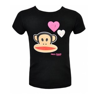  Paul Frank Heart T-shirt - Black