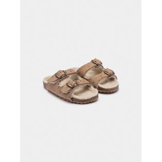 Stars Sheepskin Sandals