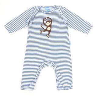 Dancing Monkey Playsuit - Blue