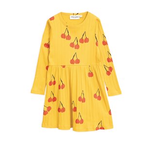 Cherry LS Dress - Yellow