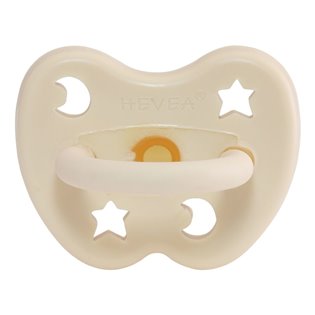 Hevea Colourful Orthodontic Pacifier - Milky White