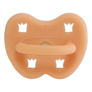 Hevea Colourful Orthodontic Pacifier - Cantaloupe
