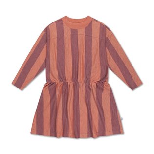 Skater Dress - Peachy Block Stripe