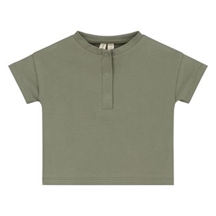 Baby S/S Henley Tee - Moss