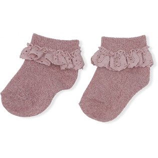 Lace socks - Lurex Gold Blush