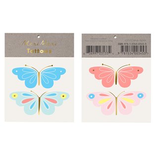 Neon Butterfly Tattoos