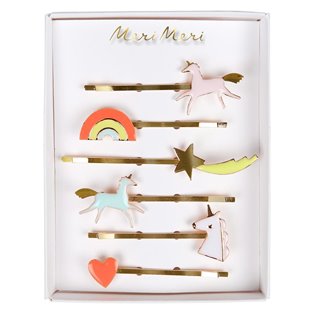 Unicorn Enamel Hair Slides