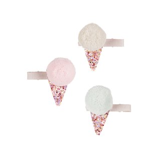 Pom Pom Ice Cream Clips - Pastel