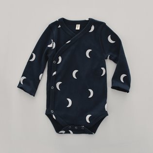 Midnight Wrapover Bodysuit - Navy