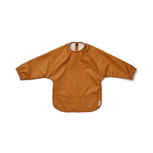 Merle Cape Bib - Classic Dot Mustard