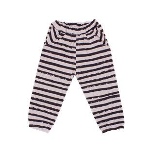 Noe & Zoe Baby Sweat Pants - Black Stripe