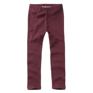 Plum Rib Legging