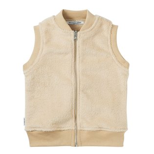 Fake Fur Bodywarmer / Inner Vest Parka - Mushroom