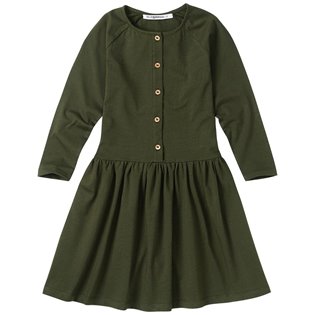 Forest Night Button Dress