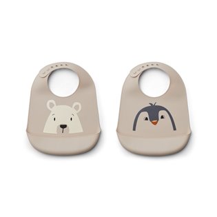 Tilda Silicone Bib 2-Pack - Artic Mix