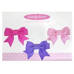 Itty Bitty Hair Bow Sets - Purple