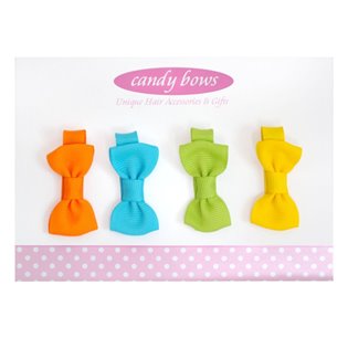 Mini Hair Bow Gift Set - Brights