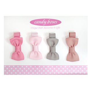 Mini Hair Bow Gift Set - Pastel