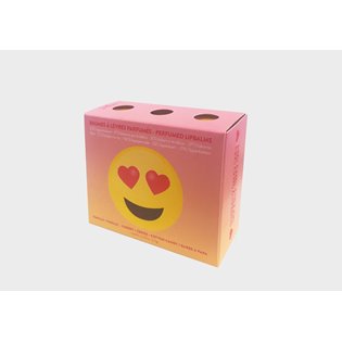 I Love Emoji Gift Set - 3 Lip Balms
