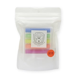 Rikagaku Dustless Chalk 6 Colours - Neon