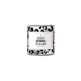 Small Candle Tin - Keep Shinning Please - Jasmin Vanilla