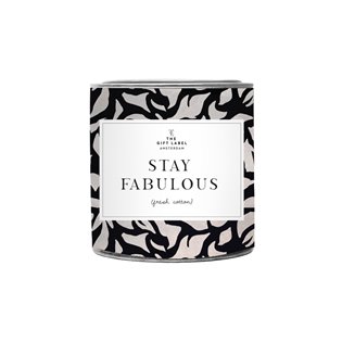 Large Candle Tin - Stay Fabulous - Jasmin Vanilla