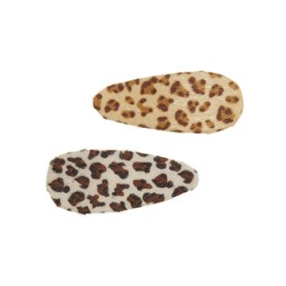 Furry Leopard Clic Clacs Clips
