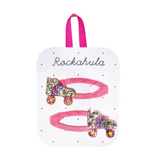 Roller Disco Glitter Clips