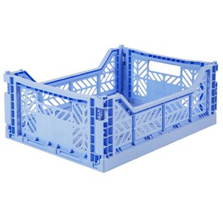 Aykasa Midi Folding Crate - Baby Blue