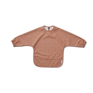 Merle Cape Bib - Classic Dot Tuscany Rose