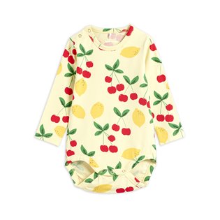 Cherry Lemonade AOP LS Body - Yellow