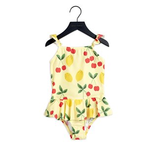 Cherry Lemonade Skirt Swimsuit - Yellow