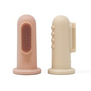 Finger Toothbrush -Shifting Sand/Blush