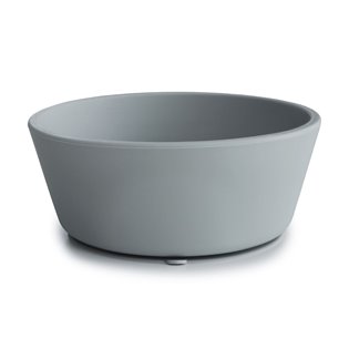 Silicone Suction Bowl - Stone