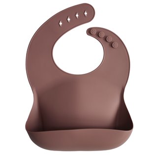 Silicone Baby Bib - Woodchuck