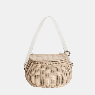 Mini Chari Rattan Bag - Straw