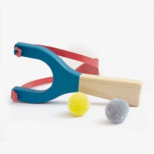 Beech Wood Catapult - Blue