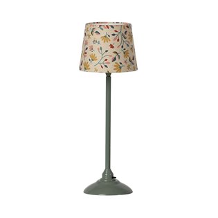 Miniature Floor Lamp - Dark Mint Green