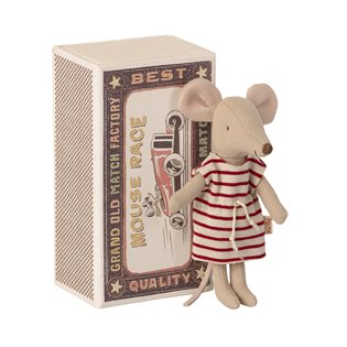 Big Sister Mouse In Matchbox - Stripe