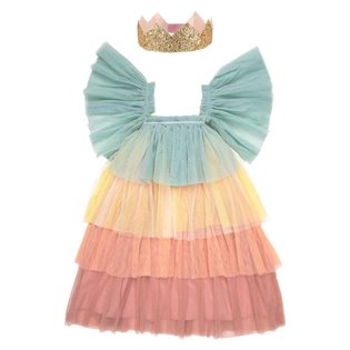 Rainbow Ruffle Princess Costume