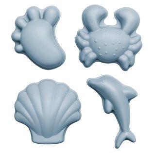 Scrunch Sand Moulds Footprint Set - Duck Egg Blue