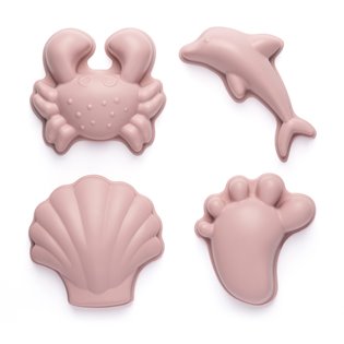 Scrunch Sand Moulds Footprint Set - Old Rose