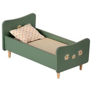  Wooden Bed, Mini - Mint Blue